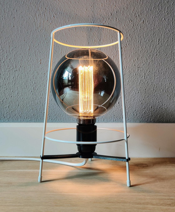 Image 1 of Upcycled titanium filament lamp