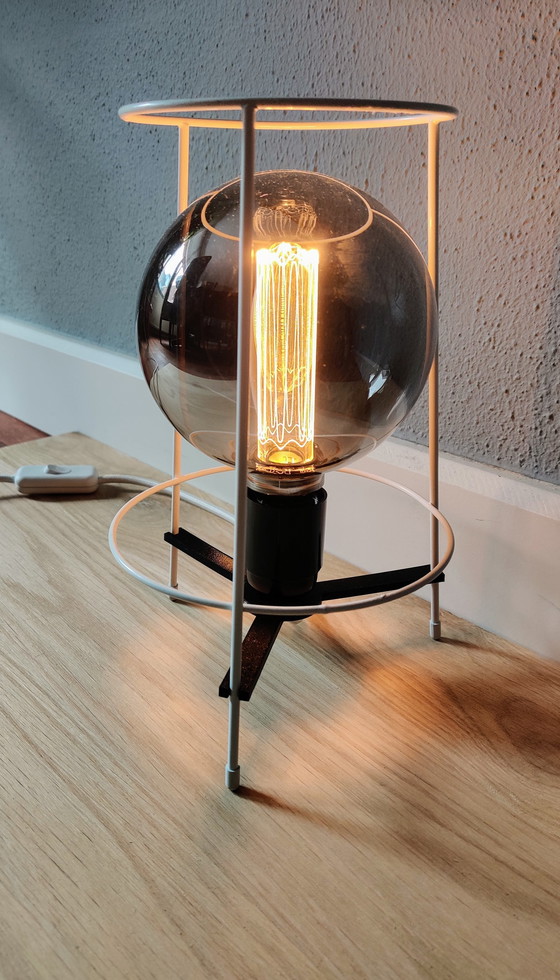 Image 1 of Upcycled titanium filament lamp