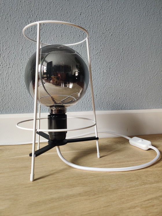 Image 1 of Upcycled titanium filament lamp