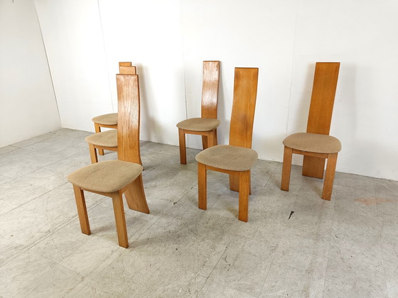 Image 1 of 6x Rob & Dries van den Berghe eetkamerstoelen