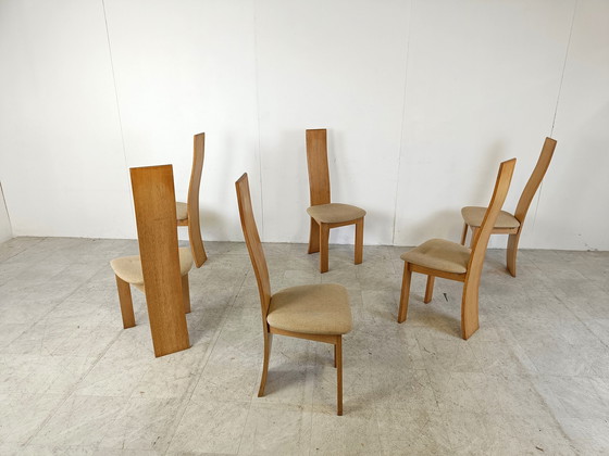 Image 1 of 6x Rob & Dries van den Berghe eetkamerstoelen