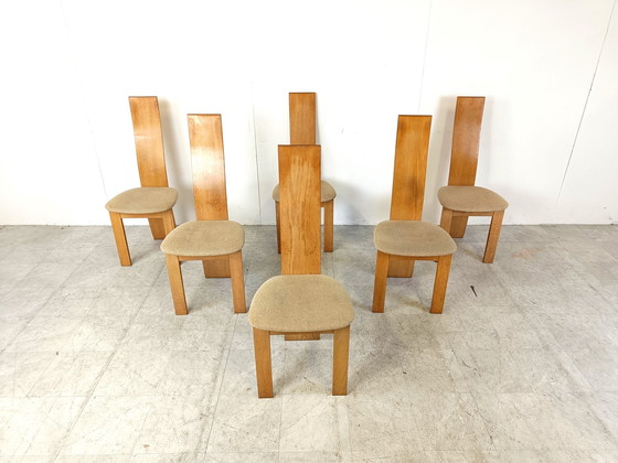 Image 1 of 6x Rob & Dries van den Berghe eetkamerstoelen