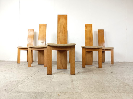 Image 1 of 6x Rob & Dries van den Berghe eetkamerstoelen