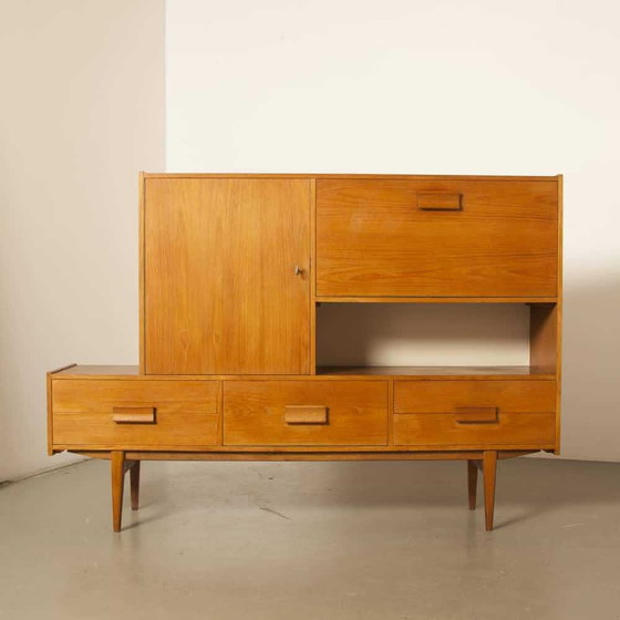 Image 1 of Vintage Deense teakhouten kast