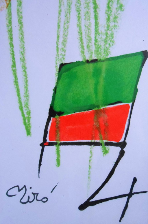 Joan Miró -  originele tentoonstellingsposter