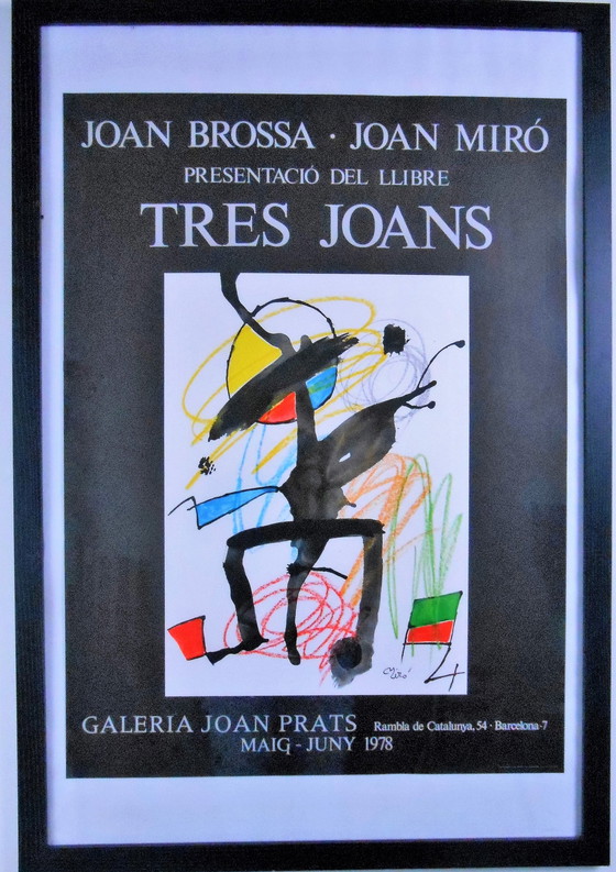 Image 1 of Joan Miró -  originele tentoonstellingsposter