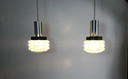 2x Vintage Deense hanglamp