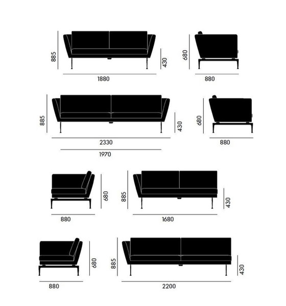 Image 1 of Vitra Suita sofa