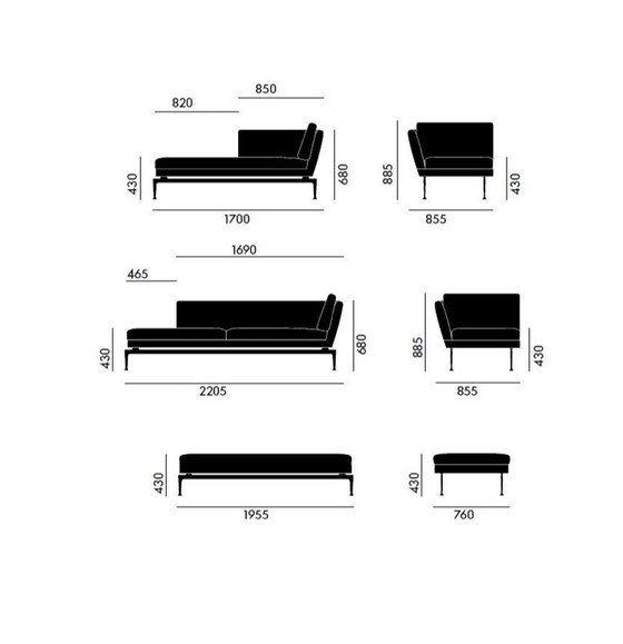 Image 1 of Vitra Suita sofa