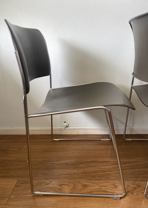 4x David Rowland 40/4 Stoelen