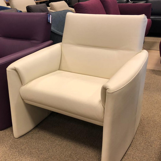 Image 1 of Leolux Boa Vista Fauteuil Wit leer