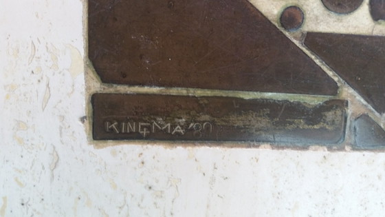 Image 1 of Kingma travertin salontafel