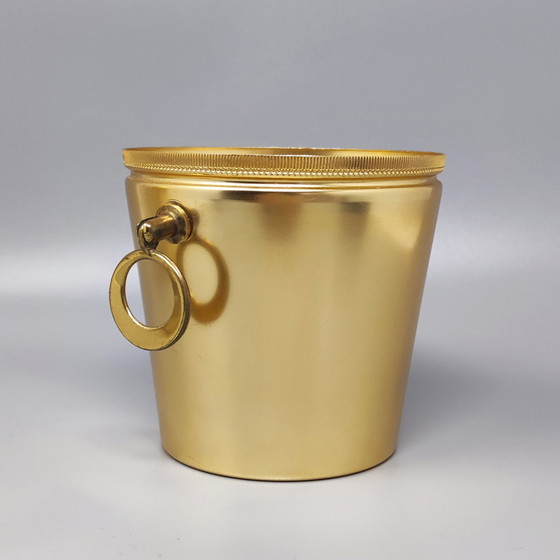 Image 1 of Vintage cocktailshaker met ijsemmer in Aluminium. Gemaakt in Italië