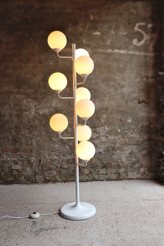 Image 1 of Pako Opaline Globes vloerlamp