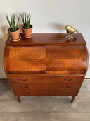 Retro vintage mid-century secretaire