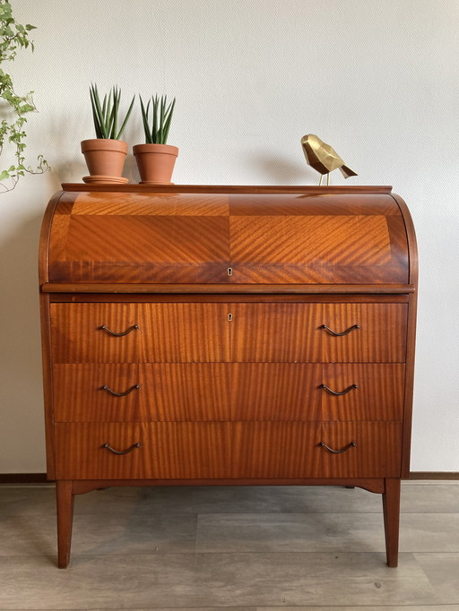 Retro vintage mid-century secretaire