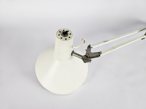 Image 1 of Hala Zeist - architectenlamp - wandlamp - Busquet - gebroken wit - 60's