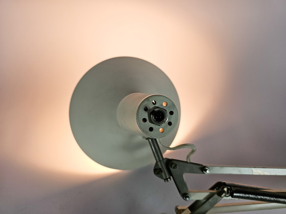 Image 1 of Hala Zeist - architectenlamp - wandlamp - Busquet - gebroken wit - 60's