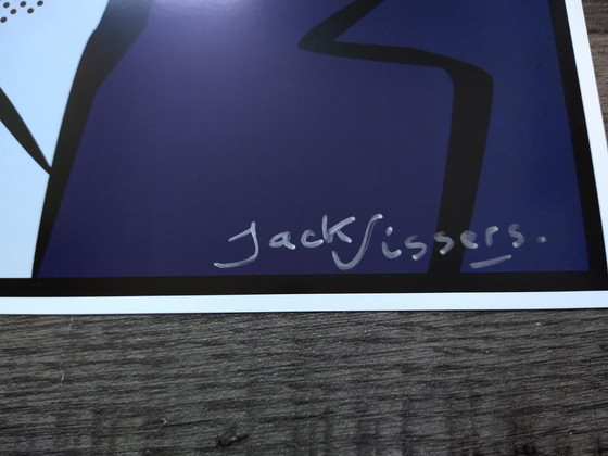 Image 1 of Jack Vissers - Maybe her pussy - offset, gesigneerd