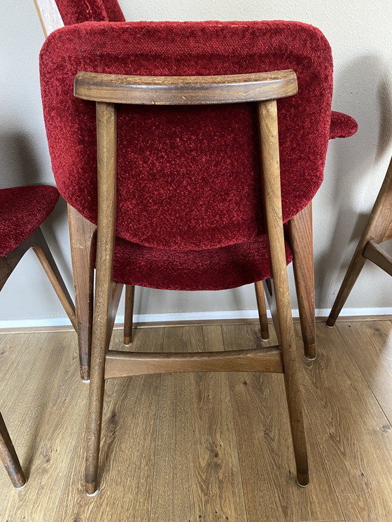 Image 1 of 4x vintage eetkamerstoelen