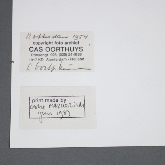 Image 1 of Cas Oorthuys (1908-1975) Rotterdam 1954, Ontwikkelgelatinezilverdruk, gesigneerd 