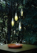 3 x Luceplan Pod Lens hanglamp