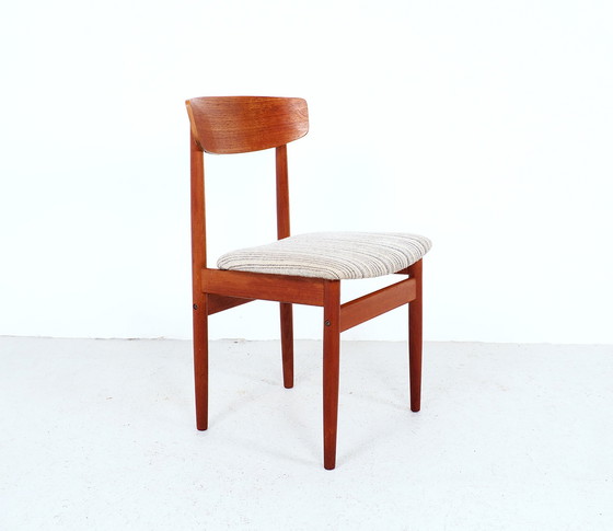 Image 1 of Set Deens design Teak eettafel stoelen, 1960's