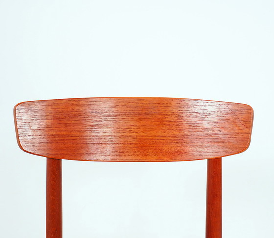 Image 1 of Set Deens design Teak eettafel stoelen, 1960's