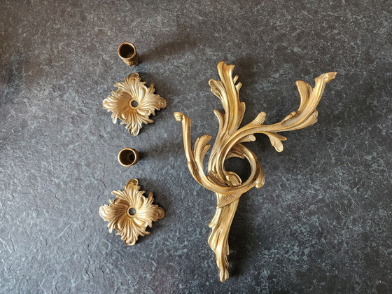 Image 1 of 2x Vintage wandlampen