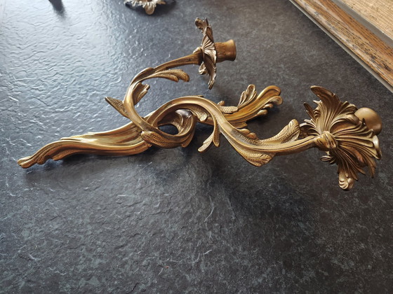 Image 1 of 2x Vintage wandlampen