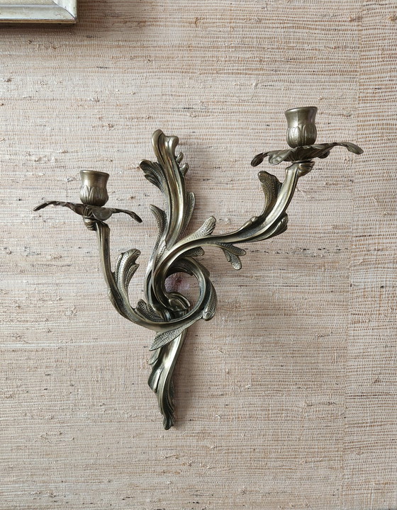 Image 1 of 2x Vintage wandlampen