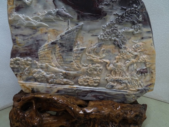 Image 1 of Yen Bai relief stone carving