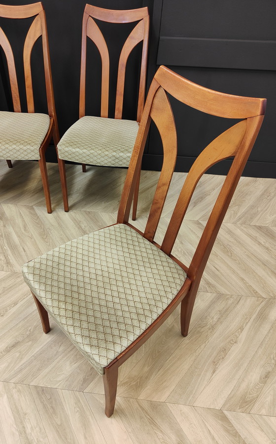 Image 1 of 6x Mid Century eettafel stoelen | Vintage