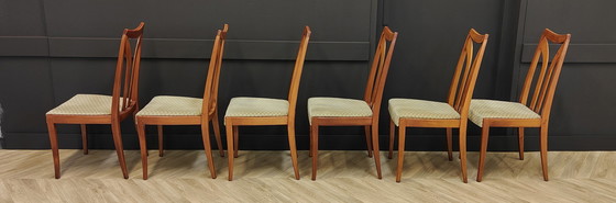 Image 1 of 6x Mid Century eettafel stoelen | Vintage