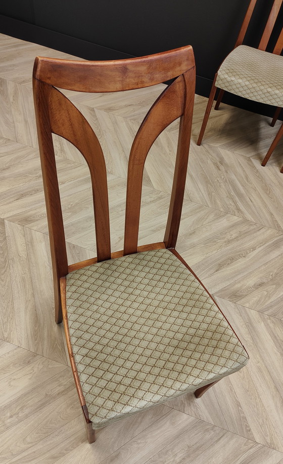 Image 1 of 6x Mid Century eettafel stoelen | Vintage