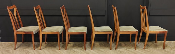 Image 1 of 6x Mid Century eettafel stoelen | Vintage