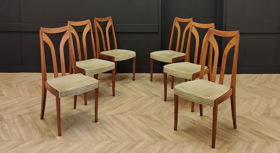 Image 1 of 6x Mid Century eettafel stoelen | Vintage