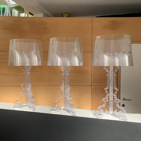 Image 1 of 3x Kartell Bourgieslampen door Ferruccio Lavian