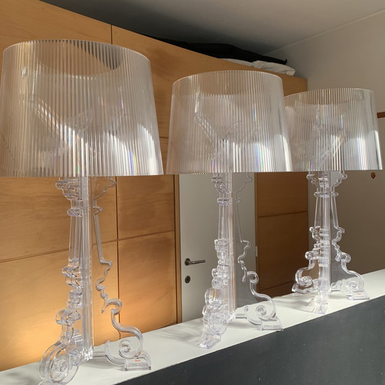 Image 1 of 3x Kartell Bourgieslampen door Ferruccio Lavian