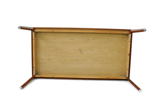 Image 1 of Henning Kjaernulf voor Vejle Møbelfabrik, Mid Century Teak salontafel, Deens design