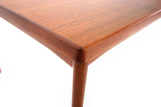 Image 1 of Henning Kjaernulf voor Vejle Møbelfabrik, Mid Century Teak salontafel, Deens design