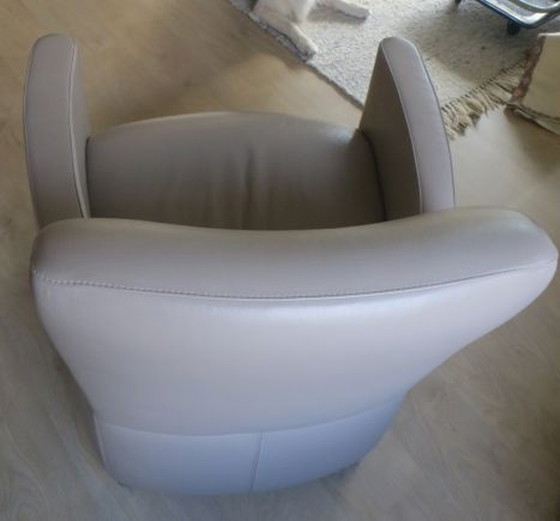 Image 1 of 2x Leolux Quantissimo luxe fauteuils kalfsleder