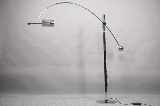 Image 1 of Lampe à arc vintage de Rico & Rosmarie Baltensweiler pour Swiss Lamps International, années 1970