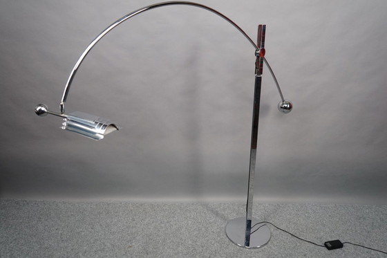 Image 1 of Lampe à arc vintage de Rico & Rosmarie Baltensweiler pour Swiss Lamps International, années 1970