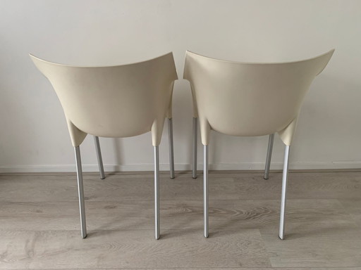 2x Kartell Dr No Chair by Philippe Starck