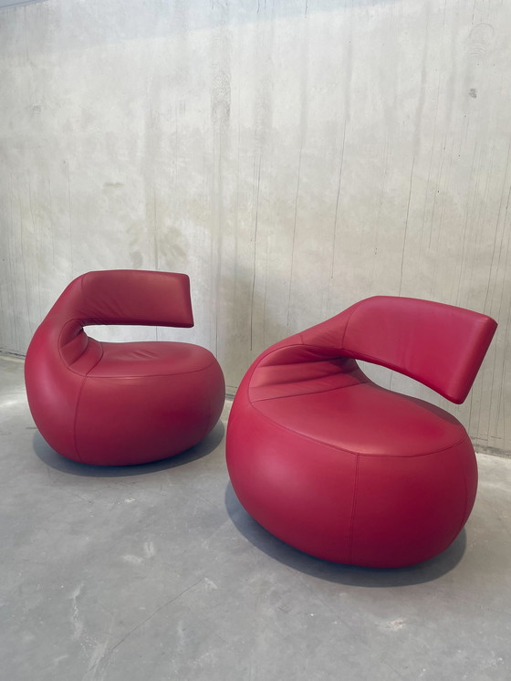 Image 1 of 2x Leolux Gisa armchair