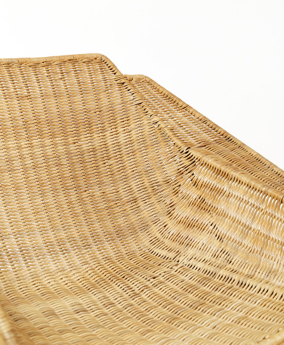 Image 1 of Mid-Century Rattan Lounge Chair