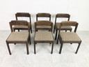 6x Brutalist dining chairs