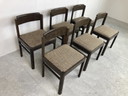 6x Brutalist dining chairs