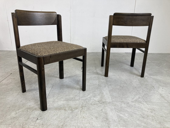 Image 1 of 6x Brutalist dining chairs